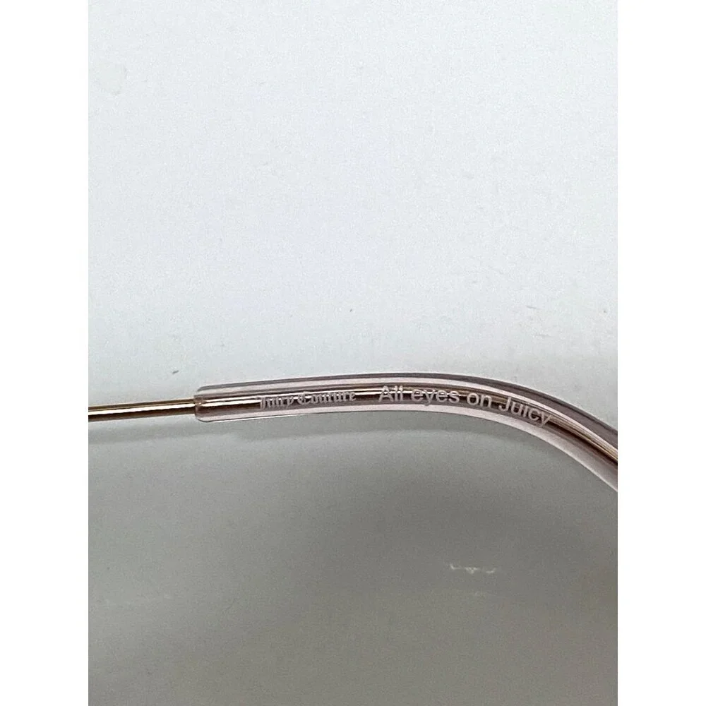 NEW Juicy Couture Pink Clear Metal Cat-Eye Frame RX Eyeglasses
